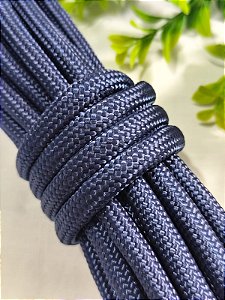 Corda Trançada 8mm Azul Marinho (metro)