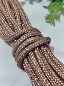Corda Trançada 6mm Dourado (metro)