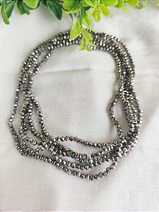 Cristal Prata 4mm (1 fio - 120un)