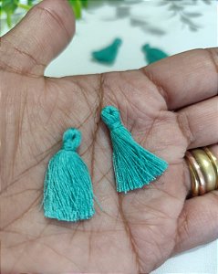 Tassel  Algodão Turquesa (10un)