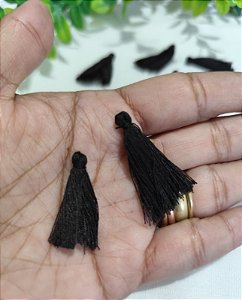 Tassel  Algodão Preto (10un)