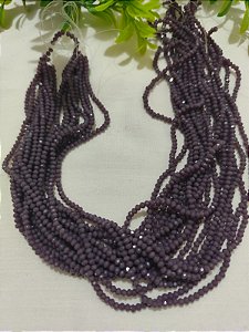 Cristal Roxo Leitoso 2mm (1 fio - 160un)
