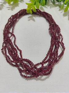 Cristal Vinho Escuro Boreal 2mm (1 fio - 160un)