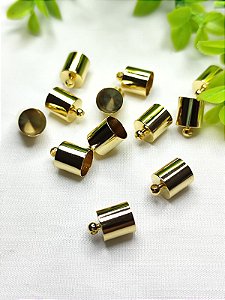 Terminal Copinho 9mm Ouro (10un)