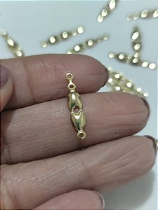 Tip Coração 2mm Ouro (10un)