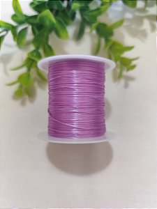 Rolo Fio de Stretch Lastex Elástico Lilás (10mts)