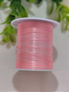 Rolo Fio de Stretch Lastex Elástico Rosa (10mts)