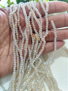 Cristal Branco Opala 2mm (1 fio - 160un)