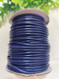 Cordão Encerado Sintético Azul 3,5mm (Metro)