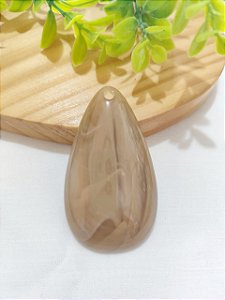 Pingente Resina Gota 67mm Nude Mesclado (un)