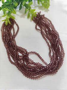 Cristal Vinho Translúcido 4mm (1 fio-120un)