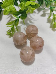 Bola Resina 26mm Rosa Mesclado (un)