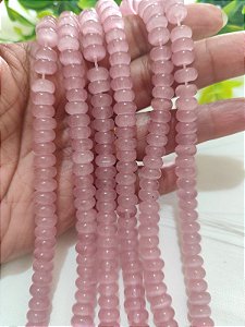Fio Pedra Opala 7mm Rosa (1 fio - 82un)