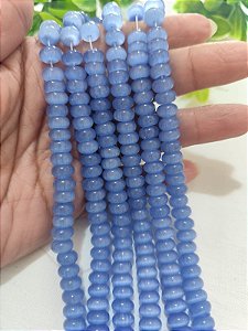 Fio Pedra Opala 7mm Azul (1 fio - 82un)