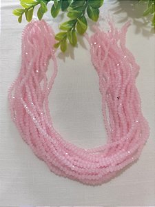 Cristal Rosa Bebê 2mm (1 fio - 160un)