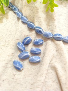 Conta de Porcelana 16mm Azul (un)