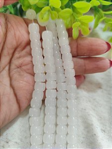 Disco de Murano 5mm Off White (1 Fio - Aproximadamente 61un)