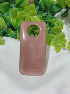 Pingente Resina Nude Mesclado 50mm, abertura 1mm (un)