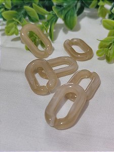 Elo de Resina 30mm Nude (6un)