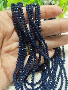 Cristal Azul Marinho 2mm (1 fio - 160un)