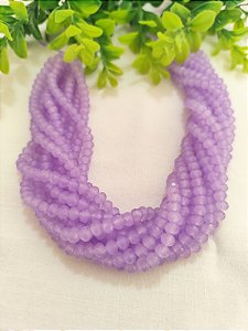 Cristal Lilás Bebê 6mm (1 fio - Aproximadamente 86un)