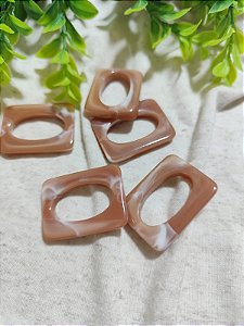 Entremeio Retangular 35mm Nude Mesclado (4un)