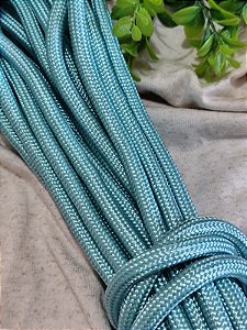 Corda Trançada 8mm Verde Água (metro)