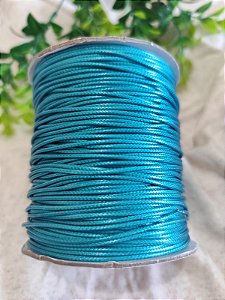 Cordão Encerado Sintético Turquesa 1,5mm (Metro)