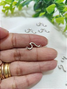 Entremeio Onda 17mm Níquel, duas saídas (5un)