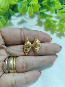 Pino de Brinco Caracol Ouro (par)