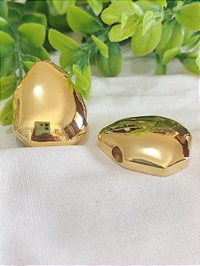 Pingente Gota Passante 40mm Ouro, abertura 5mm (un)