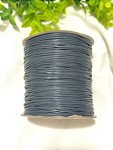 Cordão Encerado Sintético Cinza 1,5mm (Metro)