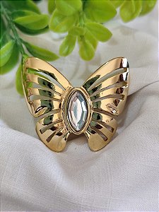 Entremeio Borboleta 40mm Ouro (un)