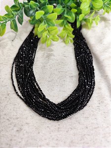 Cristal 1mm Preto (1 fio)
