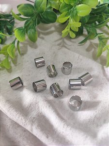 Passador Liso 10mm Níquel, abertura 10mm (un)