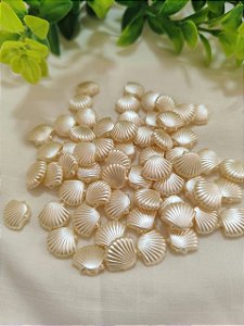 Pérola de ABS Concha Champagne 11mm (10gr - Aprox. 37un)