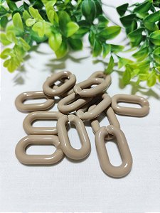 Elo de Resina 30mm Capuccino, medida interna 20mm (6un)