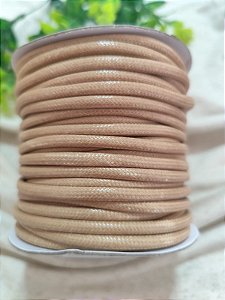 Cordão Encerado Sintético Nude 5.0 mm (Metro)