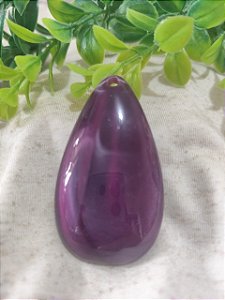 Pingente Resina Gota 67mm Magenta Mesclado (un)