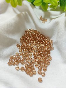 Miçanga Chinesa nº 6 Champagne Translúcida 4.1mm (20gr)