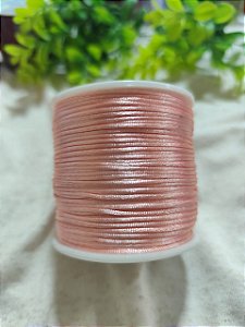 Fio de Seda 1mm Salmon Claro (5 metros)