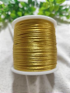 Fio de Seda 1mm Mostarda Claro (5 metros)