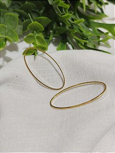 Entremeio Oval 40mm Ouro (un)