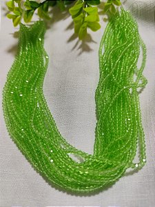 Cristal Verde Claro Translúcido 2mm (1 fio - 160un)