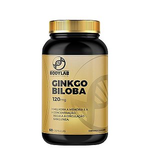 Ginkgo Biloba 120mg 60 Cápsulas