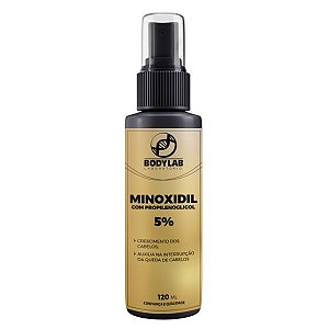 Minoxidil com Propilenoglicol 120Ml - Crescimento Capilar