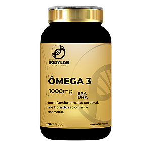 Ômega 3 1000mg - 120 Cápsulas | Saúde do Coração e Bem-Estar Cognitivo