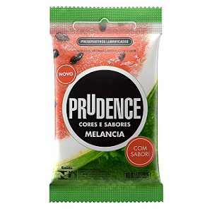 Preservativos Prudence Cores e Sabores - Melancia