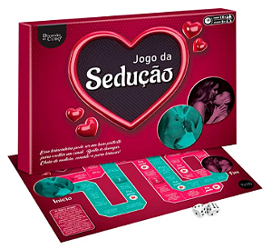 Jogo de Tabuleiro Sedução com Dados - Diversão ao Cubo