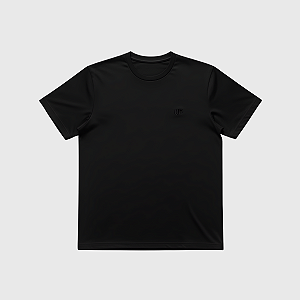 Camisa Masculina Malha 65% Poliester 35% Viscose Preto - Bordado